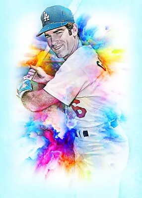 Steve Garvey Brooklyn Dodgers   2/5 Art Print Card By.Marci • $9.99