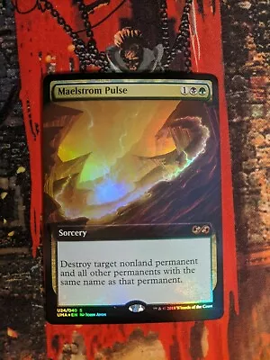 MTG Card: (1x) Maelstrom Pulse (Ultimate Masters: Box Toppers) EXTENDED ART FOIL • $14.77