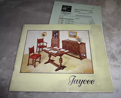 Jaycee Wooden Furniture Catalogue 1964. Includes Price List. Well Illustrated • £12