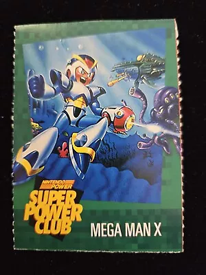 Nintendo Power Super Power Club Magazine Card  #117 Mega Man X • $8