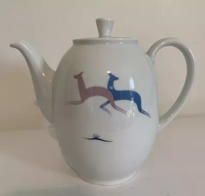 Vintage MCM ARZBERG FAWN Native American TOM TWO ARROWS LIDDED COFFEE TEA POT • $460