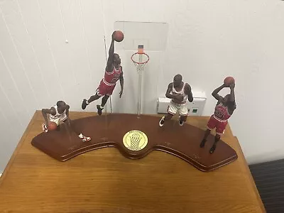 Michael Jordan Vintage Danbury Mint 4 Figure Display With Stand • $499.99