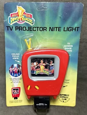 Rare TV Projector Nite Light Mighty Morphin Power Rangers 1994 NEW • $35