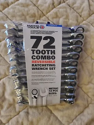 Matco 12 Piece 72 Tooth Metric REVERSIBLE Ratchetin Wrench Set S.7.g.r.r.c.m.1.2 • $230