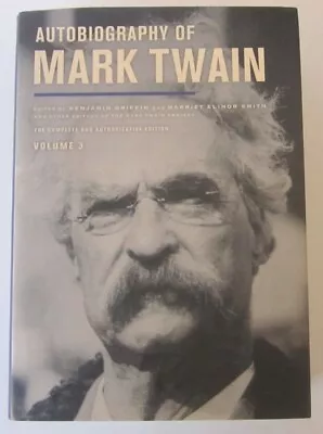 Autobiography Of Mark Twain Volume 3 The Complete And Authoritative Edition HC • $36.85