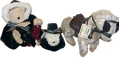 Nabco Muffy VanderBear “A CHRISTMAS CAROL” Muffy Lulu & Oatsie - W/Stand • $45