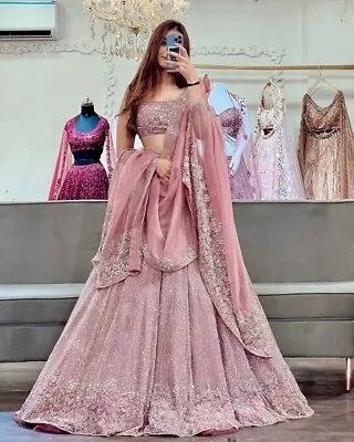 $78.99 • Buy Women Lehenga Choli Lehnga Sari Wedding Gown Skirt Indian Saree Pakistani Eid