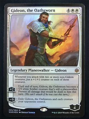 Gideon The Oathsworn Foil - WAR - Mtg Card #16I • £2.50