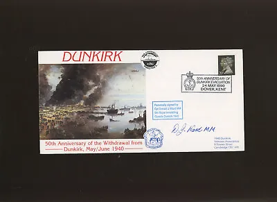 £4.99 • Buy 1990 Operation Dynamo Cover Signed Cpl Donald Ward - 5 Royal Inniskilling Guards