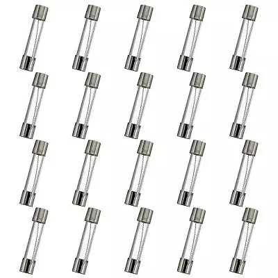 £4.99 • Buy Time Delay Fuse T2A T8A 250v 20pc 3x30mm Slow Blow Clear Glass Fuses 2A 4A 7A T8