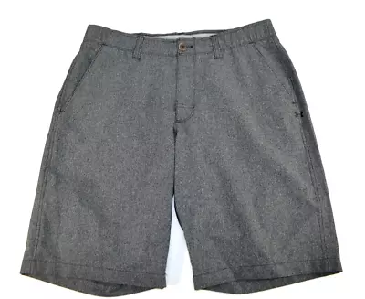 Under Armour UA Size 34 Gray Match Play Vented Flat Front Golf Shorts 10  • $17.99