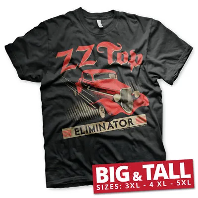 Officially Licensed ZZ-Top Eliminator BIG & TALL 3XL 4XL 5XL Men's T-Shirt • £20.89