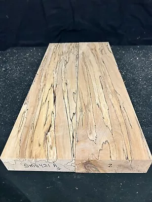 2pc Spalted Hard  Maple  Lumber Billets - 24  X  5 5/8  X  2  • $89