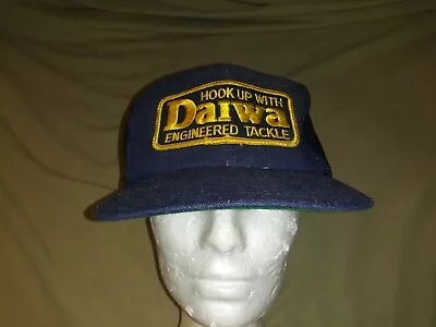 Daiwa Fishing Trucker Cap Mesh Ball Cap Blue Denim • $15