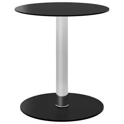 NNEVL Coffee Table Black 40 Cm Tempered Glass • $90.07