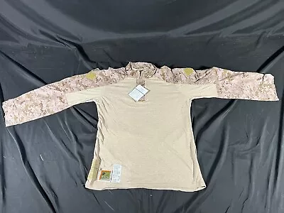 USMC Marine Digital Desert MARPAT FR Combat Shirt FROG Large Regular • $55