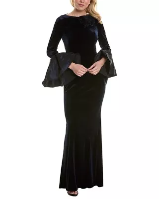 Teri Jon By Rickie Freeman Velvet Gown Women's • $279.99