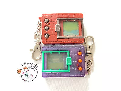 Lot Digimon Transparent Purple Green Brown Brick Virtual Pet Bandai 1997 • $49.99