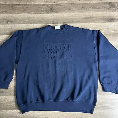 VTG Michigan Bell Velva Sheen Tag Sweatshirt Sz XXL Made In USA • $14.36