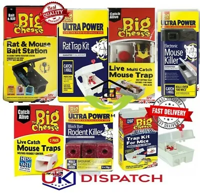 £13.65 • Buy Rat/Mouse Bait Station Ultra Power Trap Electronic Live Catch Block Bait Reuse