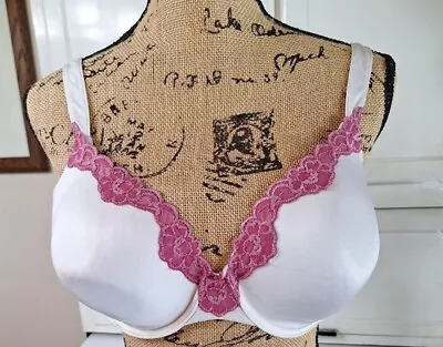 Maidenform Sweet Nothings Vintage Satin Lace Bra 38D • $12