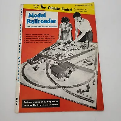 Vintage Model Railroader Magazine - November 1954- Train Hobbyist Miniature • $3.39