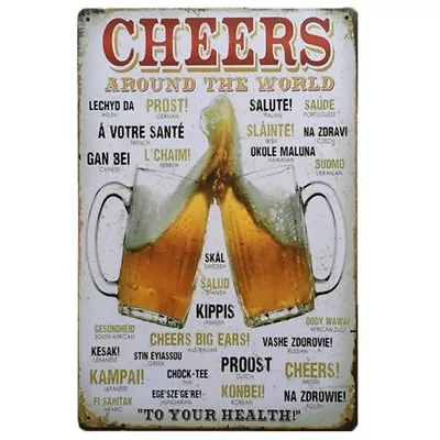 US Vintage Retro Tin Sign Door Wall Decor Metal Bar  Pub Poster Lot Wholesale • $7.99