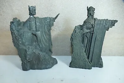 Lord Of The Rings Sideshow Weta Bookends Statues 2002 The Argonath BOTH DAMAGED • $19.96