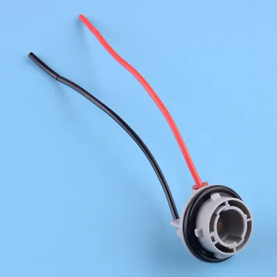 1x Brake Turn Signal Light Socket Harness Adapter Pulg Fit For BA15S 1156 7506 • $7.35