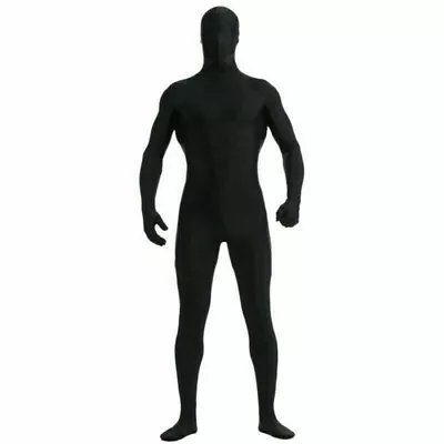 Invisible Man Morphsuit  Black Authentic Skin  Adult Size Xl  New • $19.95