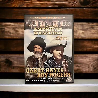 THE GREAT AMERICAN WESTERN Gabby Hayes Roy Rogers B & W DVD ~ Like New! • $10