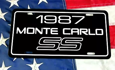 1987 Chevrolet Monte Carlo SS  License Plate Tag 87 Chevy Performance Muscle Car • $19.87