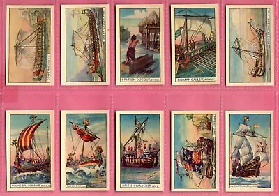 Murray: The Story Of Ships 1940 Full Set 50 Cigarette Cards • £5.99