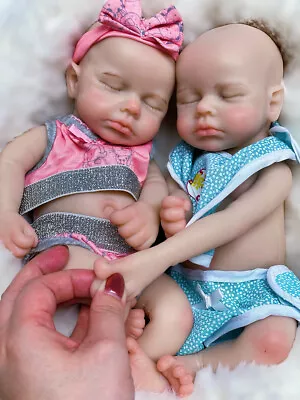 33cm Loulou Silicone Doll Realistic Full Body Platinum Silicone Reborn Baby Girl • $101.15