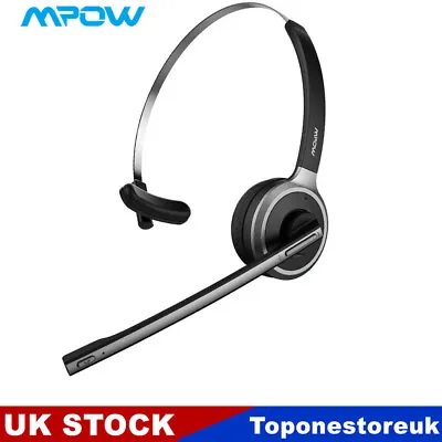 Mpow Bluetooth Wireless Headphones Headset With Mic For Trucker Driver Handsfree • £18.99