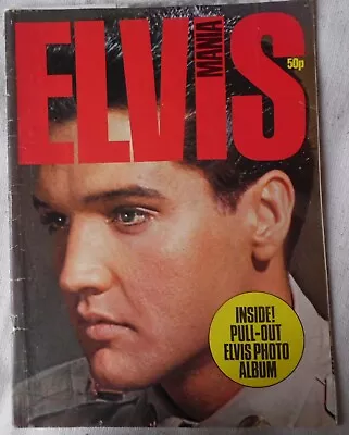 Vintage Elvis Mania Magazine 1975 Pull Out Photo Album - Complete -Original • $5.29