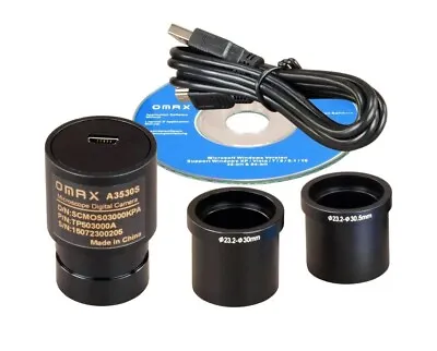 Omax 3.1MP USB Digital Eyepiece Camera For Microscopes Windows And Mac OS X • $94.99