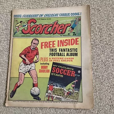 Scorcher Football Comic 7 February 1970Club BadgesDunfermlineChelseaExeter • £2.49