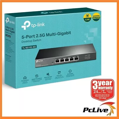 TP-Link TL-SG105-M2 5 Port 2.5G Desktop Switch Gigabit Ethernet Hub Gaming 4K • $88.90