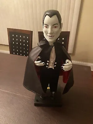 Vintage 21” Telco 1990s DRACULA Motion Sound Animated Halloween • $50