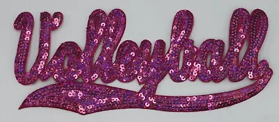 Sequin Patch: Pink Volleyball • $8.99