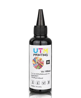 Black DTF Ink 100ml (3.4 Oz) For Epson Based Printers • $6.99