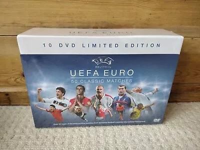UEFA EURO - 10 X DVD Special Edition Brand NEW And SEALED 50 Classic Matches • £20