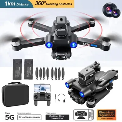 Drones Quadcopter 4K GPS Drone With HD Camera WiFi FPV Obstacle Avoidance RC • $89.99