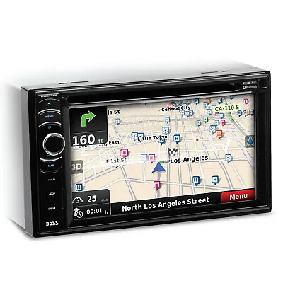 BOSS Audio Systems BV9386NV 6.2” Car Stereo GPS – DVD SD Bluetooth Touchscreen • $189.99