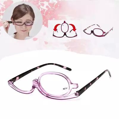 Vision Care Rotating Makeup Reading Glasses Cosmetic Glasses  Woman • £4.31