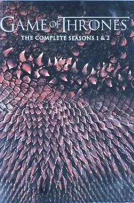 Game Of Thrones : Season 1 & 2 DVD Box Set (Region 2 10 Disc Set) Free Post • $24.90