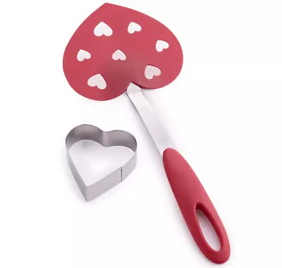 MARTHA STEWART COLLECTION Valentine's Day Cookie Cutter & Turner 2-Pc. Set • $10.99