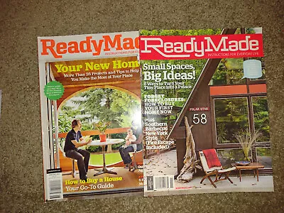 Lot Of 2 Ready Made Magazines Instructions For Everyday Life 2009 2011 Decor + • $9.99