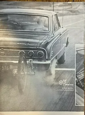 Road Test 1963 1/2 Mercury Comet S-22 Sportster V-8 Illustrated • $19.99